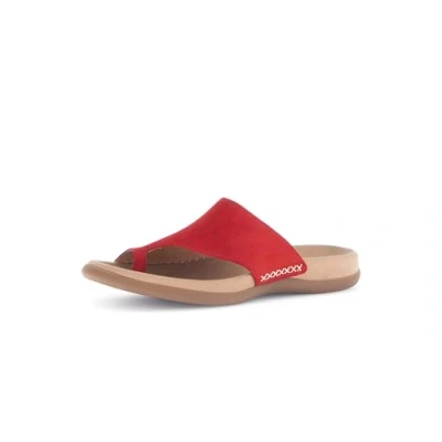 Image of Gabor Tbar sandals, Women&#039;s, Size: 6, Fire Suede