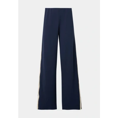 Image of VERO MODA Women&#039;s Vmberlin Mw Wide Panel Pant Noos, Blazer Navy, XL / 30L
