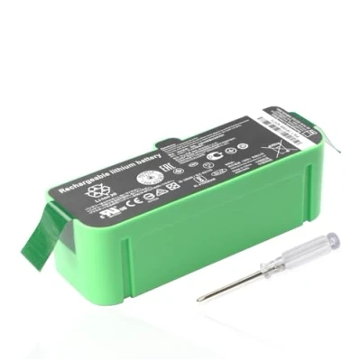 Image of 1800LI Ersatz Battery for Roomba Robots 680500 600 700 800 900 595 670 671 675 677 681 685 690 691 695 696 760 761 770 780 790 860 870 871 880 960 965 966 980 Cleaner Aspirapolvere RoboVac 14.4V 26Wh