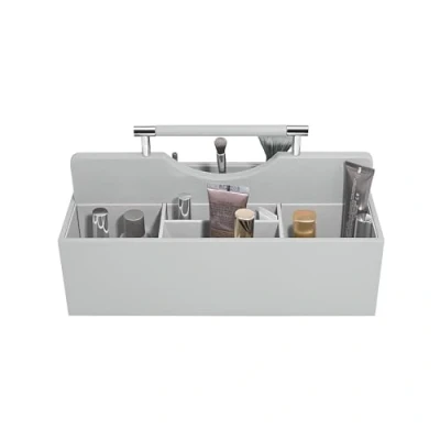 Image of Stackers Supersize Cosmetic Tool Box Pebble Grey