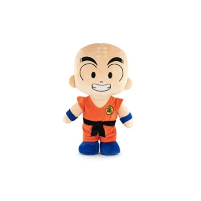 Image of Play by Soft Toy of the Characters Dragon Ball 28cm, 11&#039;02&quot; Goku, Master Roshi, Krillin, Puar Super Quality (28cm, Krillin)