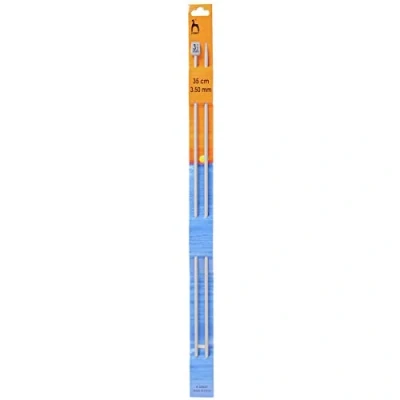 Image of Pony Single Ended Classic Knitting Pins, Aluminium, Multi Colour, 3.5mm