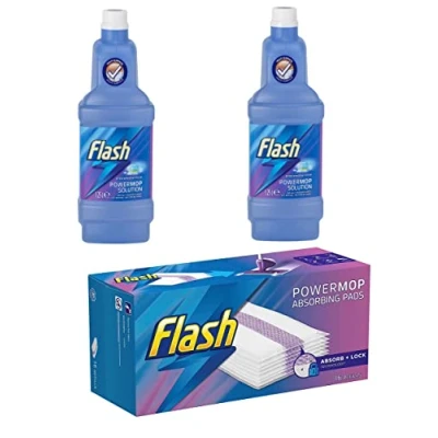 Image of Flash Powermop Sea Minerals Liquid Refills 1.25 L (Pack of 3)
