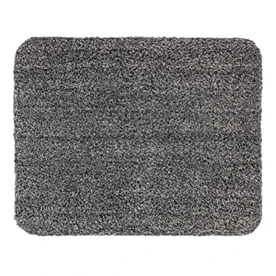 Image of ASTRA Washable Cotton Doormat Absorbent Entra Non Slip Mat (60 x 75 cm Anthracite)