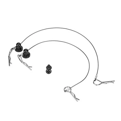 Image of VGEBY Car Body Shell Clip Pins, Rope Clips for 1/10 RC Car(Black) Model Toy