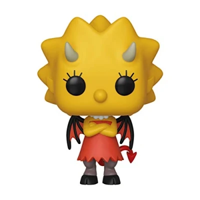 Image of Funko POP! Vinyl: Animation: Simpsons Lisa Simpson As Devil the Collectable Vinyl Figure Gift Idea Official Merchandise Toys for Kids &amp; Adults TV Fans