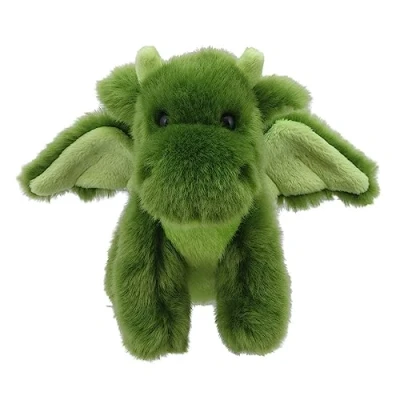 Image of Wilberry Minis Green Dragon Soft Toy