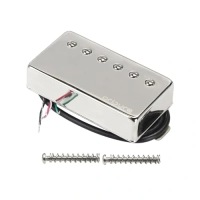 Image of OriPure Alnico 5 Guitar Humbucker Pickups Electric Neck Pickup 7.2K Chrome Fit LP Part