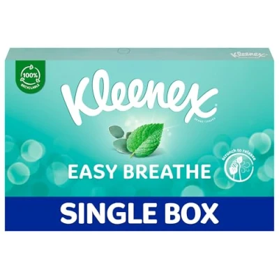 Image of Kleenex Easy Breathe Single Box Tissues 56s
