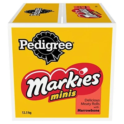 Image of Pedigree Markie Mini Dog Trests Biscuit Treats with Marrowbone for Small Dogs 12.5 kg