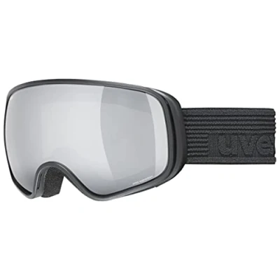 Image of Uvex Unisex Kids, scribble FM sph ski goggles, black/silver clear, one size