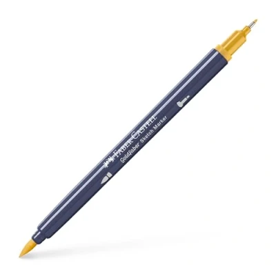Image of Faber Castell Creative Studio Goldfaber Sketch Marker, Light Yellow Ochre, Single For Art, Craft, Drawing, Sketching, Home, School, University, Colouring