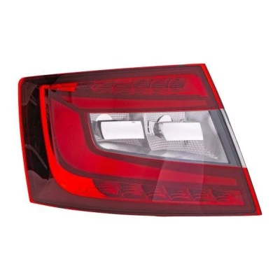Image of 5E5945207, 5E5945711 Rear light HELLA 2SK 012 881 051 Left LED, P21W, PY21W without bulbs bulb holder SKODA: Octavia 3 Schrägheck