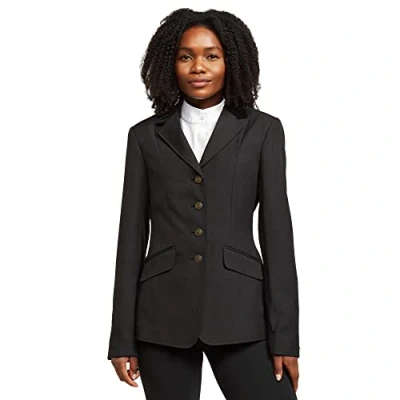 Image of Shires Aston Horse Riding Show Jacket in Black Ladies 36,