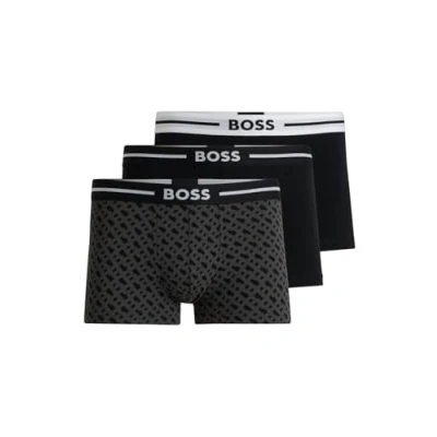 Image of BOSS Trunk 3 PACK Pants, Men&#039;s, Size: Large, Patterned eight