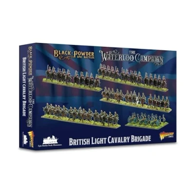 Image of British Light Cavalry Brigade Epic Scale Plastic Miniatures for Black Powder by Warlord Games Highly Detailed Napoleonic Era Table top Wargaming