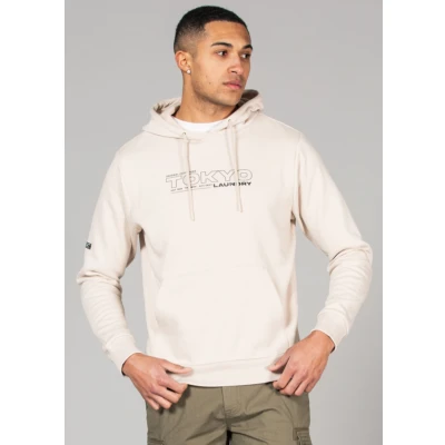 Image of Tokyo Laundry Men&#039;s Brody Motif Brushback Fleece Pullover Hooded Top