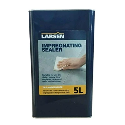 Image of Nassboards Indian Sandstone Sealer, 5 Litre, Colour Enhancing Impregnating Larsen Sealant for Stone, Paving, Patio, Driveway, Limestone, York Stone Stain and Weather Resistant, Quick Dry, Easy Apply