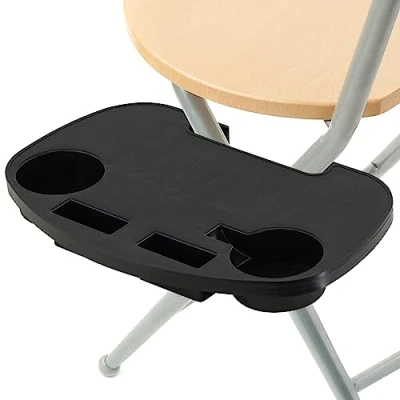 Image of GEEZY Clip On Portable Camping Side Table with Cup Holder for Outdoor Use