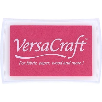 Image of Versacraft Ink Pads for Stamps, Cherry Pink