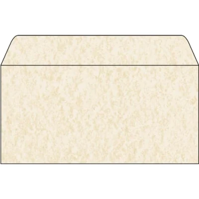 Image of SIGEL DU181 TextuRed envelopes, DL, 90 gsm, parchment Beige, 50 Pieces