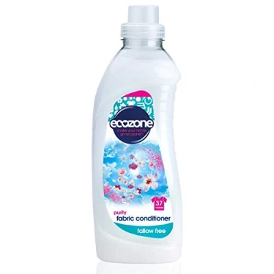 Image of Ecozone Concentrated Purity Fabric Conditioner, Tallow Free, Gentle Fresh Fragrance, Sensitive Clothing Softener for Washing Machines, Natural Vegan Eco Friendly Plant Based Liquid (1 Litre/37 Washes)