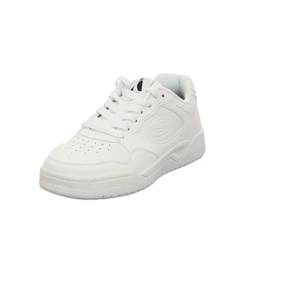Image of Skechers Sport Koopa Trainers, Men&#039;s, Size: 7, White leather and imitation
