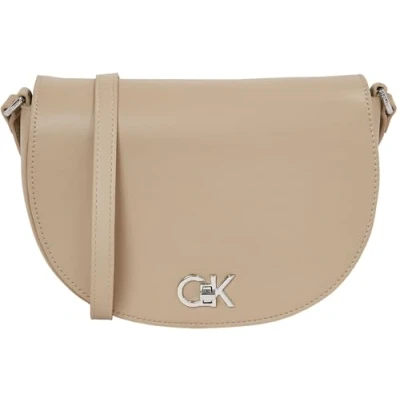 Image of Calvin Klein Crossbody Saddle BAG Across body bag, Women&#039;s, Size: One Size, Crockery