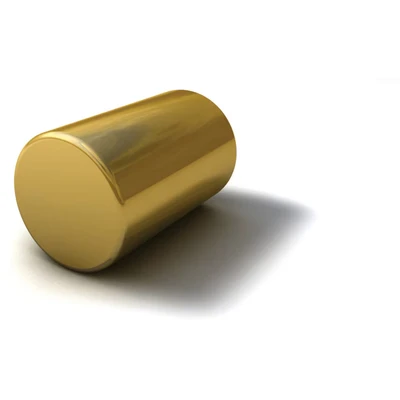 Image of Indexa 1in x 24in Brass Round Bar CW614N/CZ121 1 Pieces