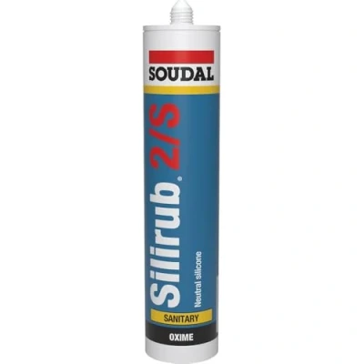 Image of Soudal Silirub N LMN (Low Modulus Neutral) Silicone Sealant Clear