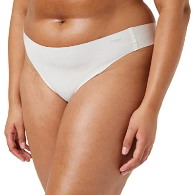Image of Sloggi Women&#039;s ZERO Feel String EX Briefs, ANGORA, S