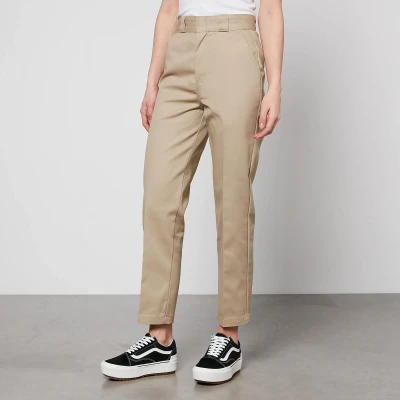 Image of Dickies Phoenix Cropped REC Chinos, Women&#039;s, Size: 26, Khaki