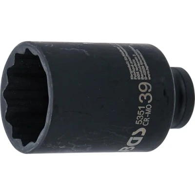 Image of BGS 5351 Impact Socket, 12 point 12.5 mm (1/2&quot;) Drive 39