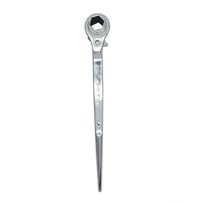 Image of 19 24mm Ratcheting Podger Scaffold Wrench Cr v Ratchet Spanner Quick Release Tool