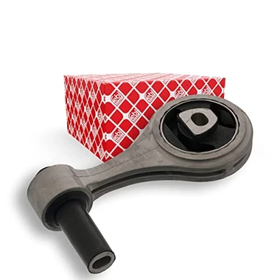 Image of 095510407, 095510449, 95510407, 95510449 Engine Mount FEBI BILSTEIN 100220 transmission sided, Rear Rubber Metal FIAT: Doblo II Estate