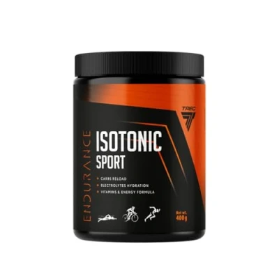 Image of Trec Nutrition Endurance Isotonic Sport, Lemon 400g Hydration and Energy Formula for Intense Workouts Carbohydrate Electrolyte Blend with Minerals Vitamins