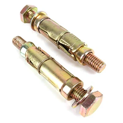 Image of 2X Heavy Duty Loose Bolt Shield Anchors M10 x 70mm Expansion Bolts for Brick, Concrete &amp; Masonry