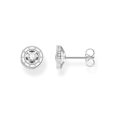 Image of THOMAS SABO Women Ear studs with white stones Silver 925 Sterling H2062 051 14