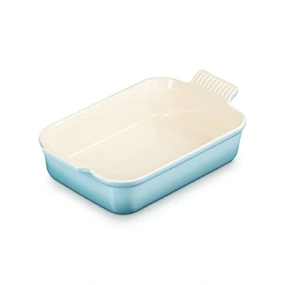 Image of Le Creuset Heritage Rectangular Dish, Stoneware, 26 cm, 2.4 litres, Teal, 71102261700001