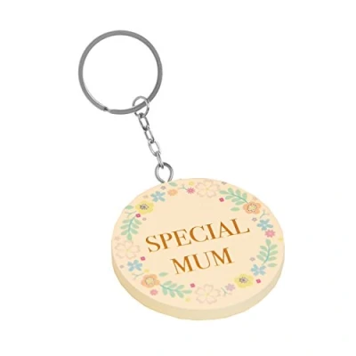 Image of Ditsy Floral MDF Keyring, Mothers Day Gift, Birthday Gift Special Mum