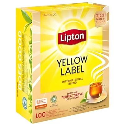 Image of Lipton Yellow Label 100 Tea Bags