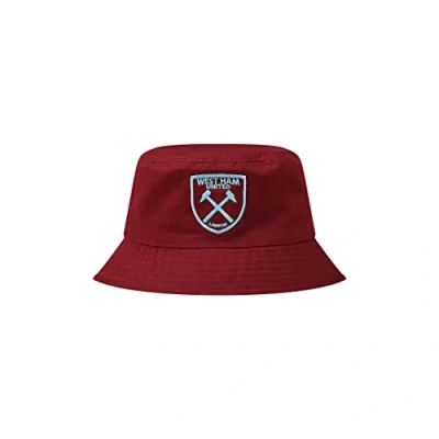 Image of FOCO Official West Ham United FC Football Reversible Bucket Hat Burgundy