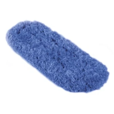 Image of Addis Microfibre Flat Mop Replacement Refill Head Blue, Grey, 15.5 x 27.5 3 cm