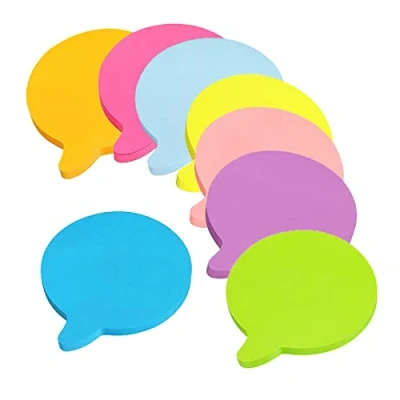 Image of Sticky Notes, 560Sheets Self Notes Pad, Bubble Shaped Bright Post Stickies, Super Colour for Office Home School Meeting(70mmx70mm)