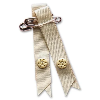 Image of Hemline H788.S Skin Bra Shoulder Strap Retainer 1 Pair With Safety Pin