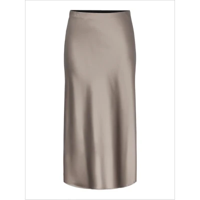 Image of YAS Yaspella MIDI Skirt Pencil skirt, Women&#039;s, Size: Medium, Hellbraun