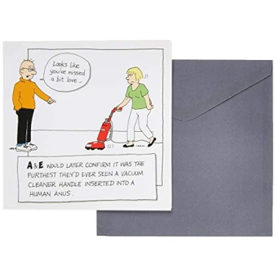Image of Norbert &amp; Val, Funny Birthday Card, Happy Card for Him, Generic