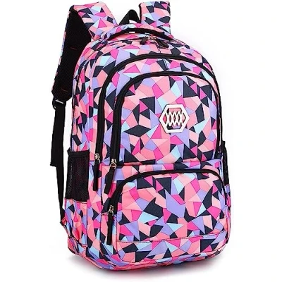 Image of IvyH Girls Backpack,School Bags for Rucksack Kids School Ideal 1 6 Grade Students Outdoor Daypack Adult Travel Bag Daily Use
