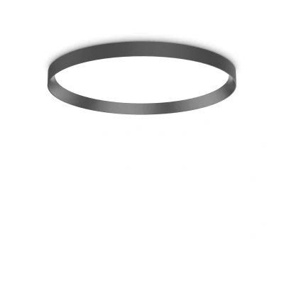 Image of Fly 60cm LED Flush Ceiling Light Black 2700K IP40