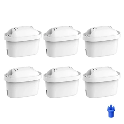 Image of Waterdrop Water Filter Cartridges, Replacement for Brita® Maxtra+® Plus, Maxtra Pro® All in 1, Compatible with Marella® Jug, Kettle, Reduce PFAS, PFOA/PFOS, TÜV SÜD, NSF Certified (6)